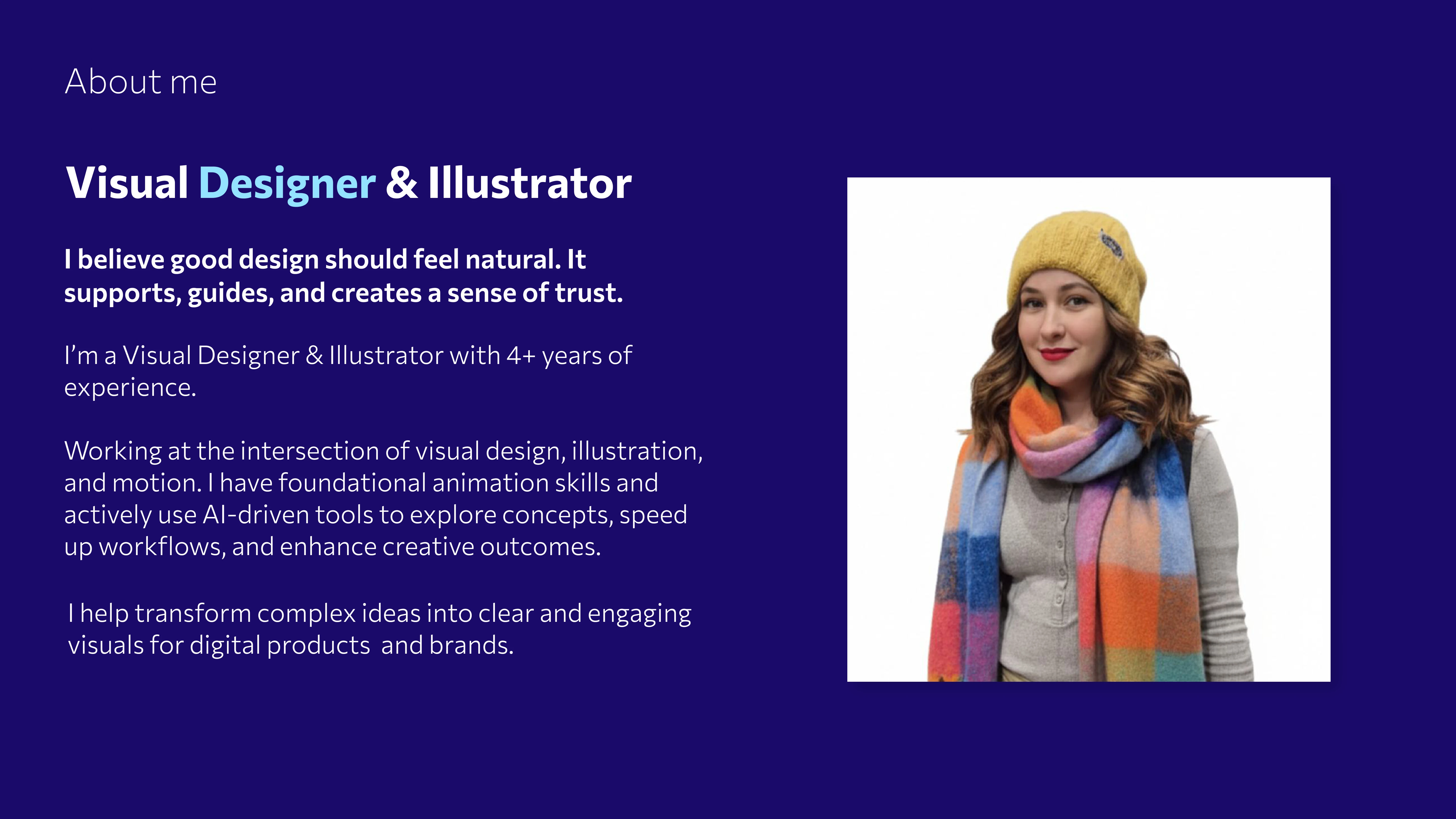 About me - Visual Designer & Illustrator