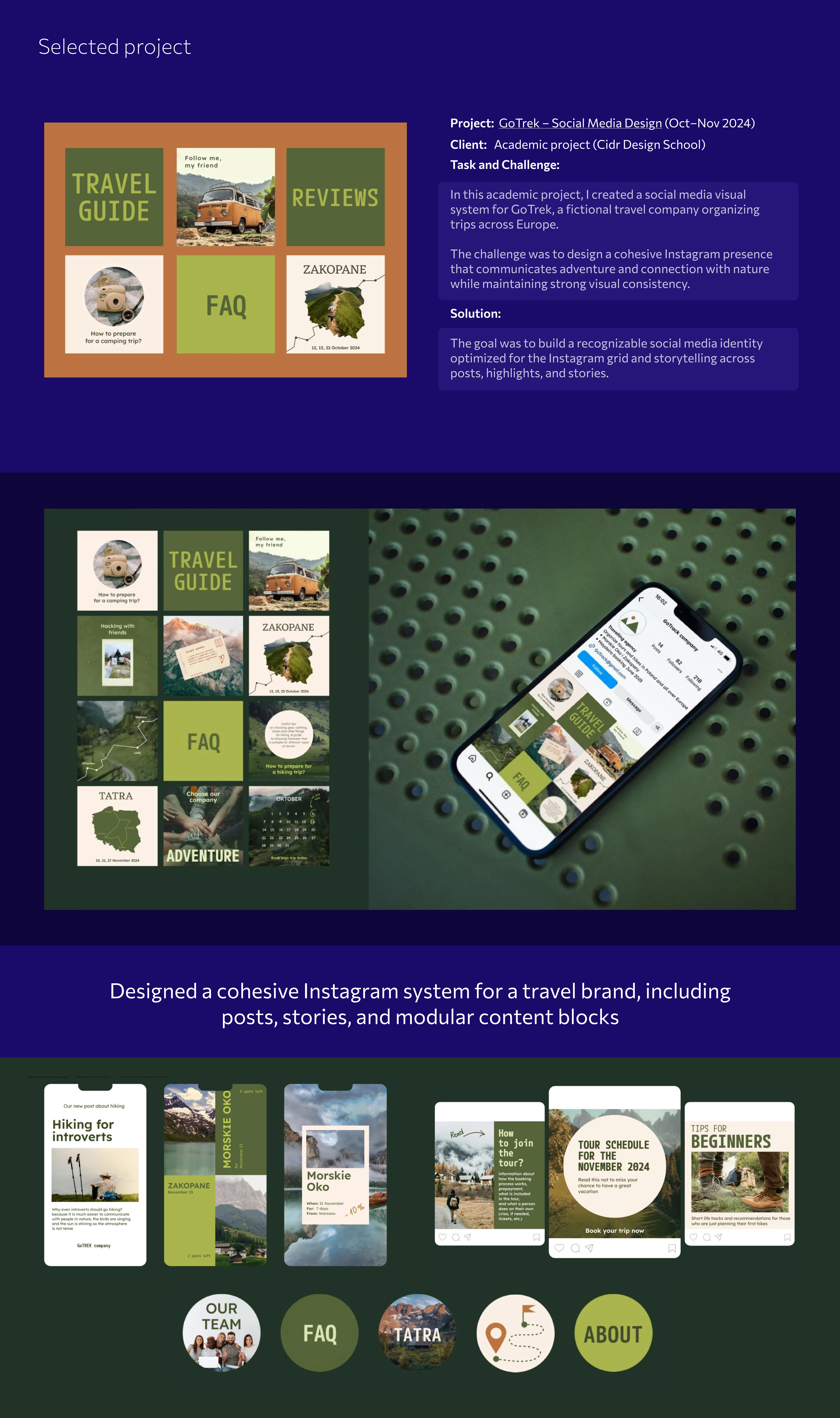 Selected Project - GoTrek